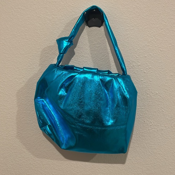 FREE PEOPLE  Viva La Vegan Clutch - Arctic Blue - Picture 3 of 5